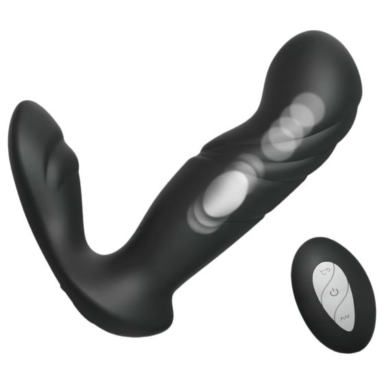 / Tracy's Dog Lucky 7 - Radio-Controlled Thrusting Vibrator (Black)