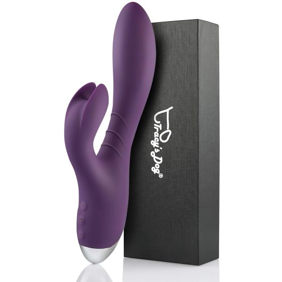 Tracy's Dog Rabbit - Waterproof, Rechargeable Clitoral Vibrator (Purple)