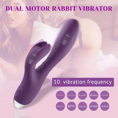   Tracy's Dog Rabbit - waterproof, clitoral arm vibrator (purple)