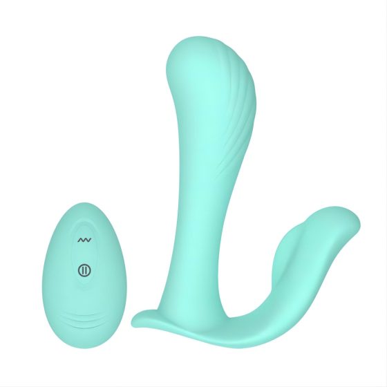 Tracy's Dog - Wireless, Waterproof Stick-On Vibrator (Turquoise)