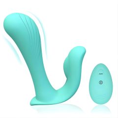   Tracy's Dog - Wireless, Waterproof Stick-On Vibrator (Turquoise)