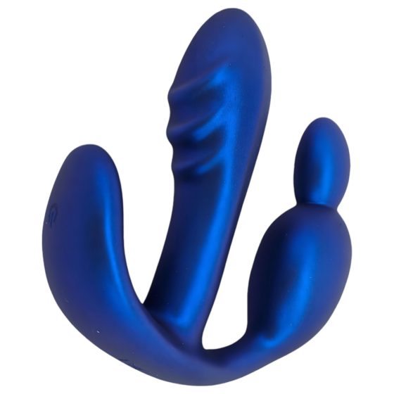 Tracy's Dog - Dual Motor Remote Control Vibrator (Blue)