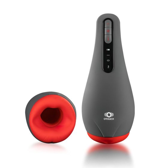 OTOUCH Airturn 2 - rechargeable sucking masturbator (black-red)