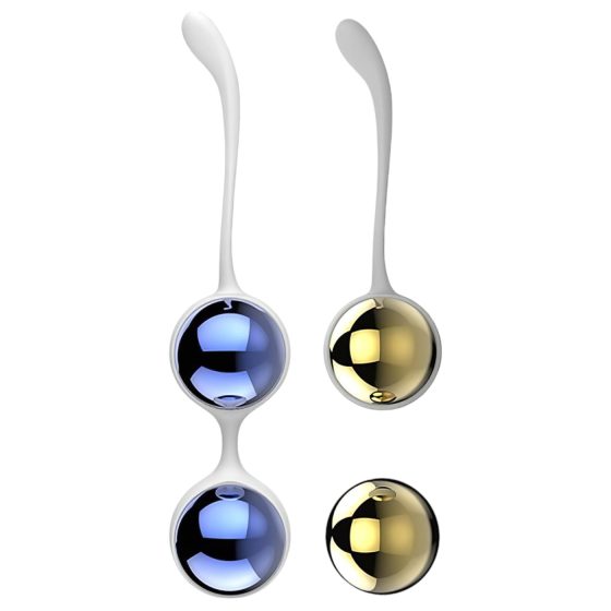 Nalone Yany Love - Adjustable Kegel Ball Set (Blue-Gold)