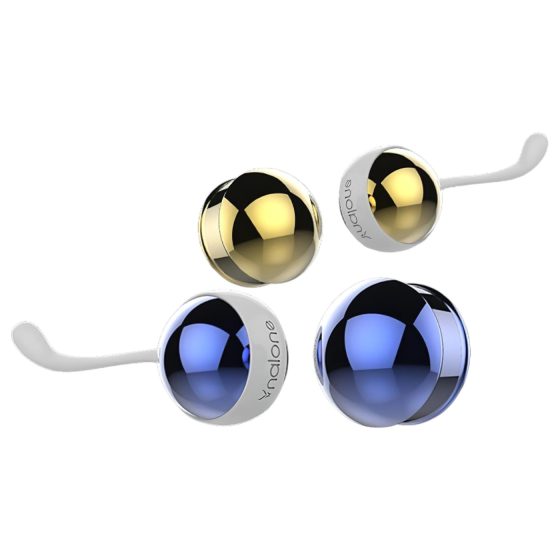 Nalone Yany Love - Adjustable Kegel Ball Set (Blue-Gold)