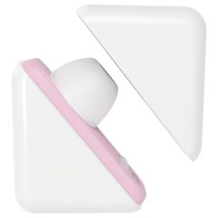   Vibeconnect - Rechargeable Air Wave Clitoral Stimulator (White-Peach)