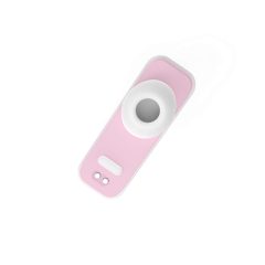   Vibeconnect - Rechargeable Air Pulse Clitoral Stimulator (White-Peach)