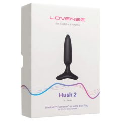   LOVENSE Hush 2 XS - Rechargeable Small Anal Vibrator (25mm) - Black