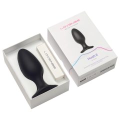   LOVENSE Hush 2 L - Rechargeable Small Anal Vibrator (57mm) - Black