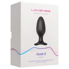   LOVENSE Hush 2 L - Rechargeable Small Anal Vibrator (57mm) - Black