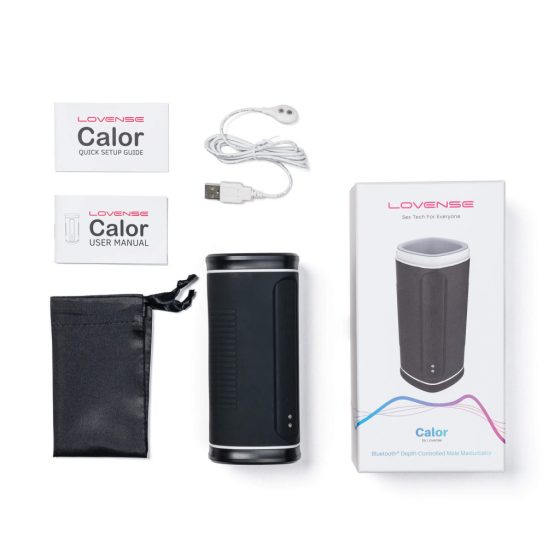 LOVENSE Calor - smart, warming masturbator (black)