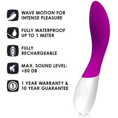 LELO Mona Wave - Waterproof G-Spot Vibrator (Purple)