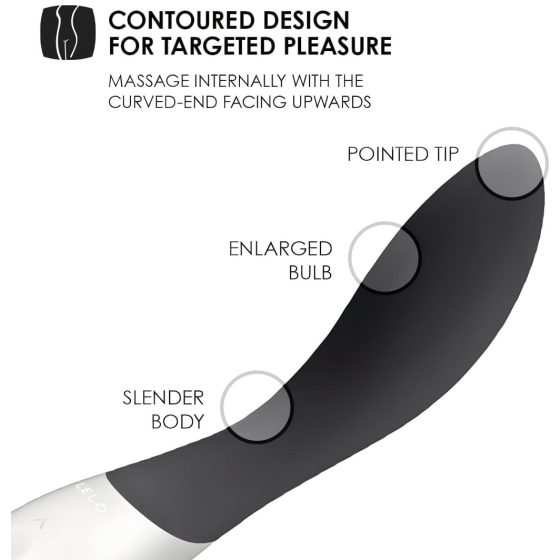 LELO Mona Wave - Waterproof G-spot Vibrator (Black)