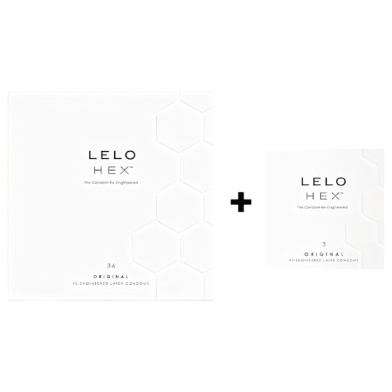 LELO Hex Original - Luxury Condom Pack (36+3 Pack)