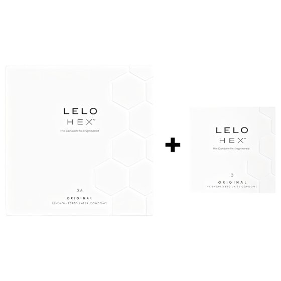 LELO Hex Original - Luxury Condom Pack (36+3 Pack)