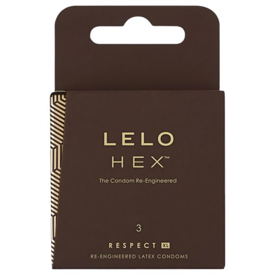 LELO Hex Respect XL - luxury condom (3 pack)