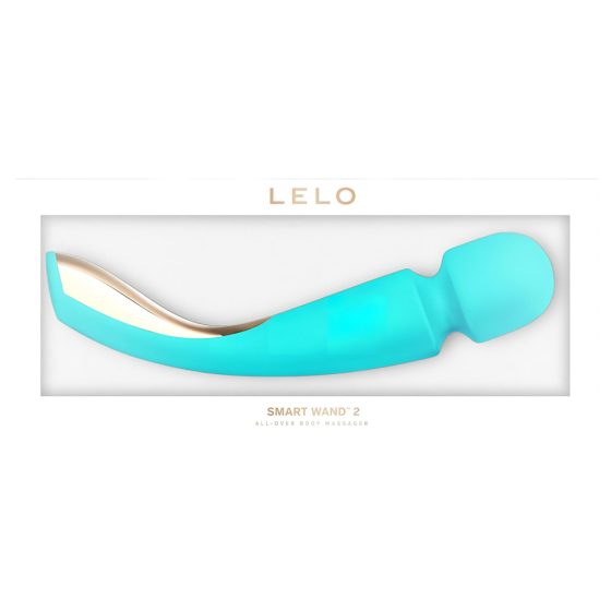 LELO Smart Wand 2 Large - Rechargeable Massage Vibrator (Turquoise)