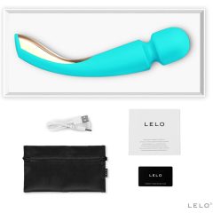   LELO Smart Wand 2 Large - Rechargeable Massage Vibrator (Turquoise)