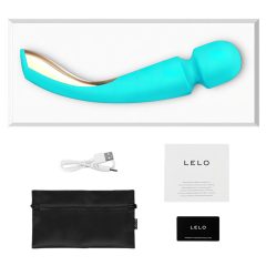   LELO Smart Wand 2 Large - Rechargeable Massage Vibrator (Turquoise)