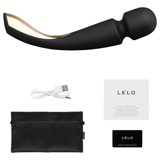 LELO Smart Wand 2 Large - Rechargeable Vibrator (Black)