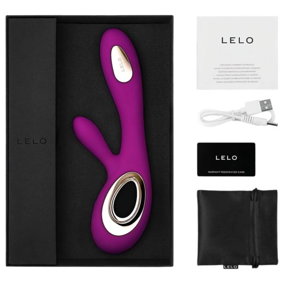 LELO Soraya Wave - Rechargeable, Clitoral Arm, Waving Vibrator (Purple)