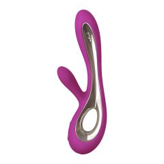   LELO Soraya 2 - Rechargeable, Waterproof Vibrator with Clitoral Stimulator (Purple)