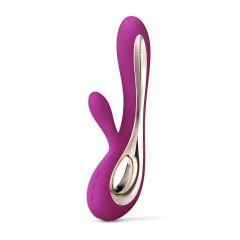   LELO Soraya 2 - Rechargeable, Waterproof Vibrator with Clitoral Stimulator (Purple)