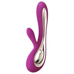   LELO Soraya 2 - rechargeable, waterproof, rabbit vibrator (purple)