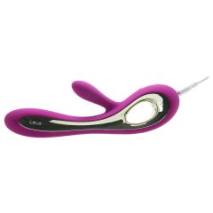   LELO Soraya 2 - Rechargeable, Waterproof Vibrator with Clitoral Stimulator (Purple)