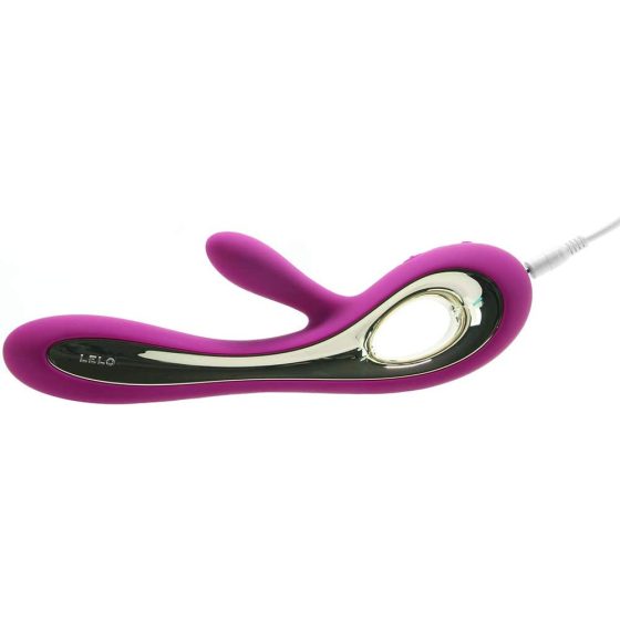 LELO Soraya 2 - Rechargeable, Waterproof Vibrator with Clitoral Stimulator (Purple)