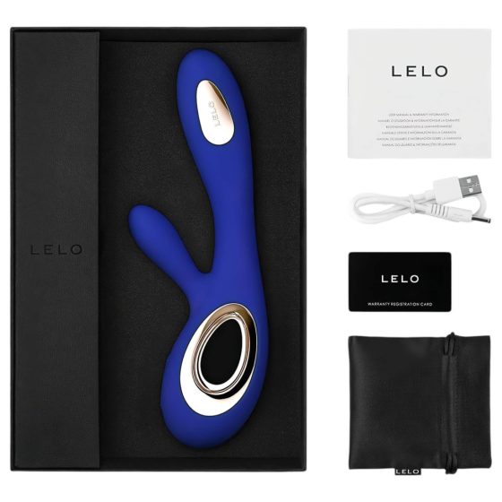 LELO Soraya Wave - Rechargeable, Clitoral Arm, Waving Vibrator (Blue)