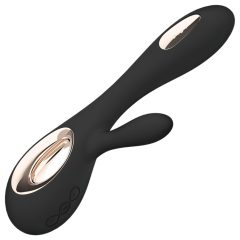   LELO Soraya Wave - Rechargeable, Clitoral Arm, Waving Vibrator (Black)