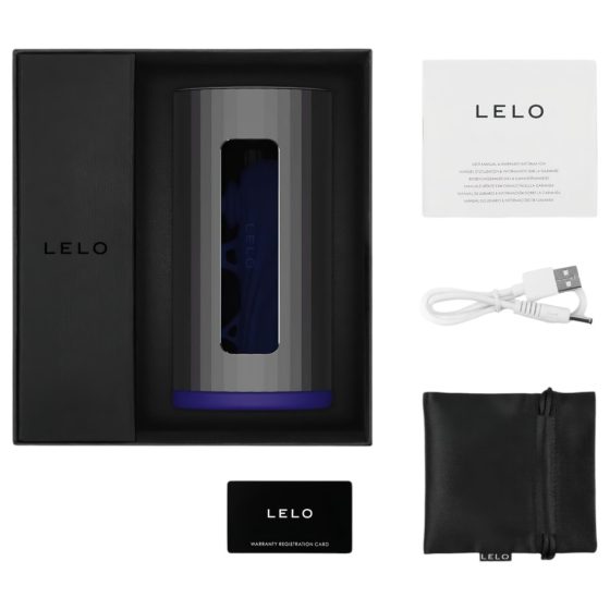 LELO F1s V2 - Interactive Masturbator (Black-Blue)