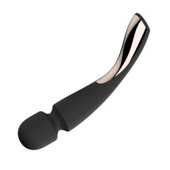   LELO Smart Wand 2 Medium - Rechargeable Massage Vibrator (Black)