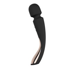   LELO Smart Wand 2 Medium - Rechargeable Massage Vibrator (Black)