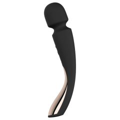   LELO Smart Wand 2 Medium - Rechargeable Massage Vibrator (Black)