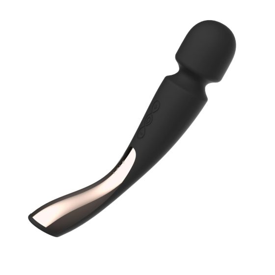 LELO Smart Wand 2 Medium - Rechargeable Massage Vibrator (Black)