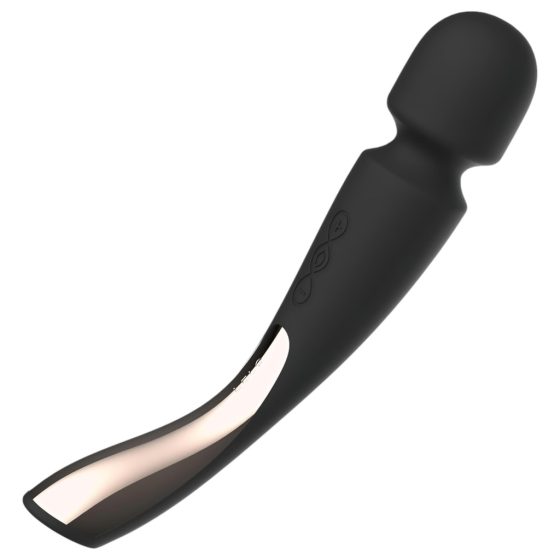 LELO Smart Wand 2 Medium - Rechargeable Massage Vibrator (Black)