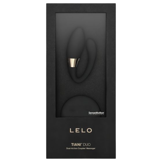 LELO Tiani Duo - Silicone Couples Vibrator (Black)