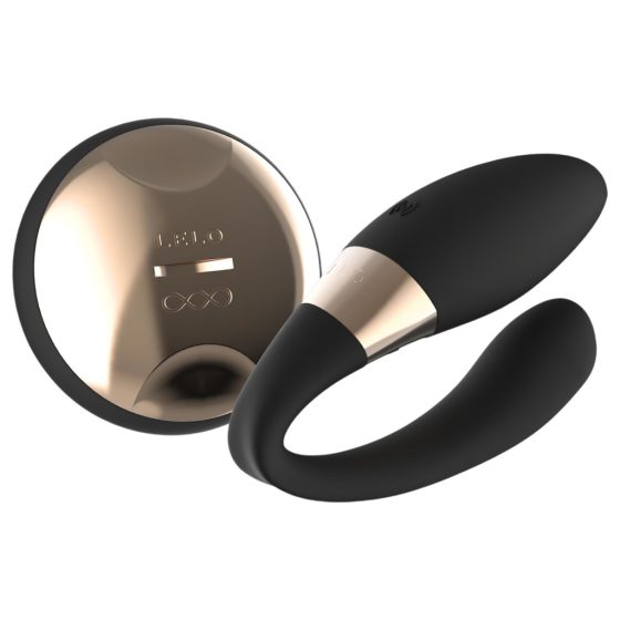 LELO Tiani Duo - Silicone Couples Vibrator (Black)