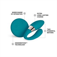 LELO Tiani Duo - silicone vibrator (blue)