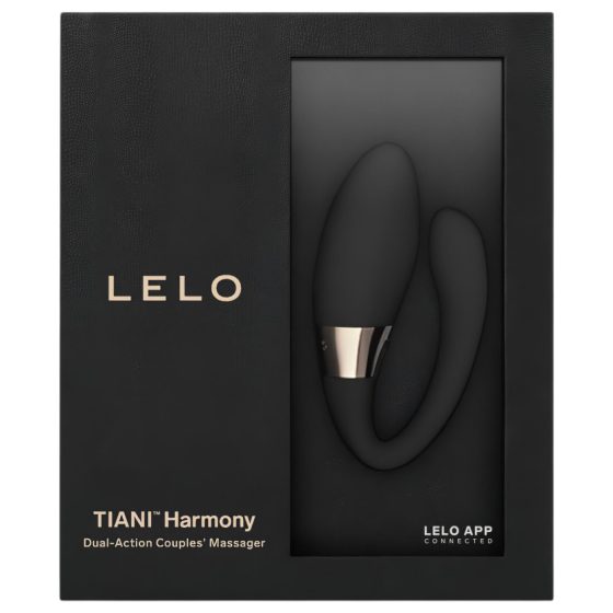 LELO Tiani Harmony - rechargeable smart couple's vibrator (black)