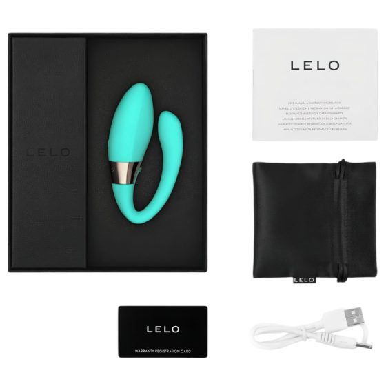 LELO Tiani Harmony - Rechargeable, Smart Couple's Vibrator (Turquoise)