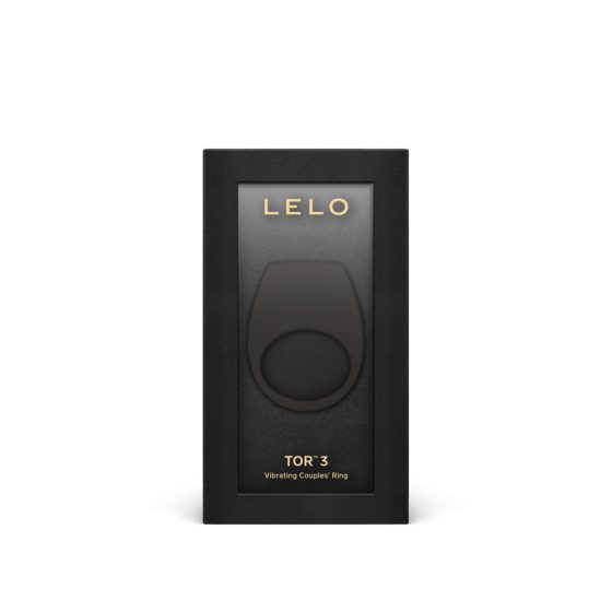 LELO Tor 3 - Rechargeable Smart Vibrating Cock Ring (Black)