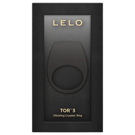 LELO Tor 3 - Rechargeable Smart Vibrating Cock Ring (Black)