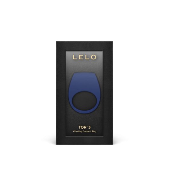 LELO Tor 3 - Rechargeable Smart Vibrating Cock Ring (Blue)