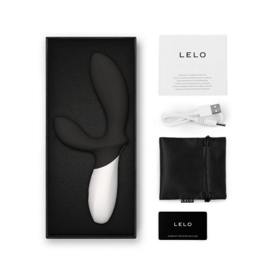 LELO Loki Wave 2 - Rechargeable, Waterproof Prostate Vibrator (Black)