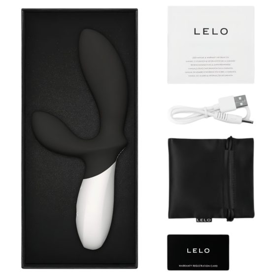 LELO Loki Wave 2 - Rechargeable, Waterproof Prostate Vibrator (Black)