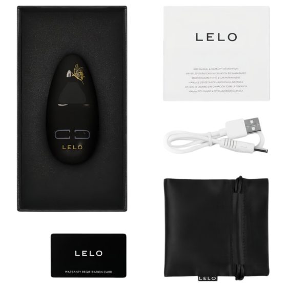 LELO Nea 3 - Rechargeable, Waterproof Clitoral Vibrator (Black)