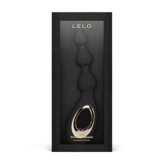 LELO Soraya Beads - Rechargeable, Waterproof Anal Vibrator (Black)